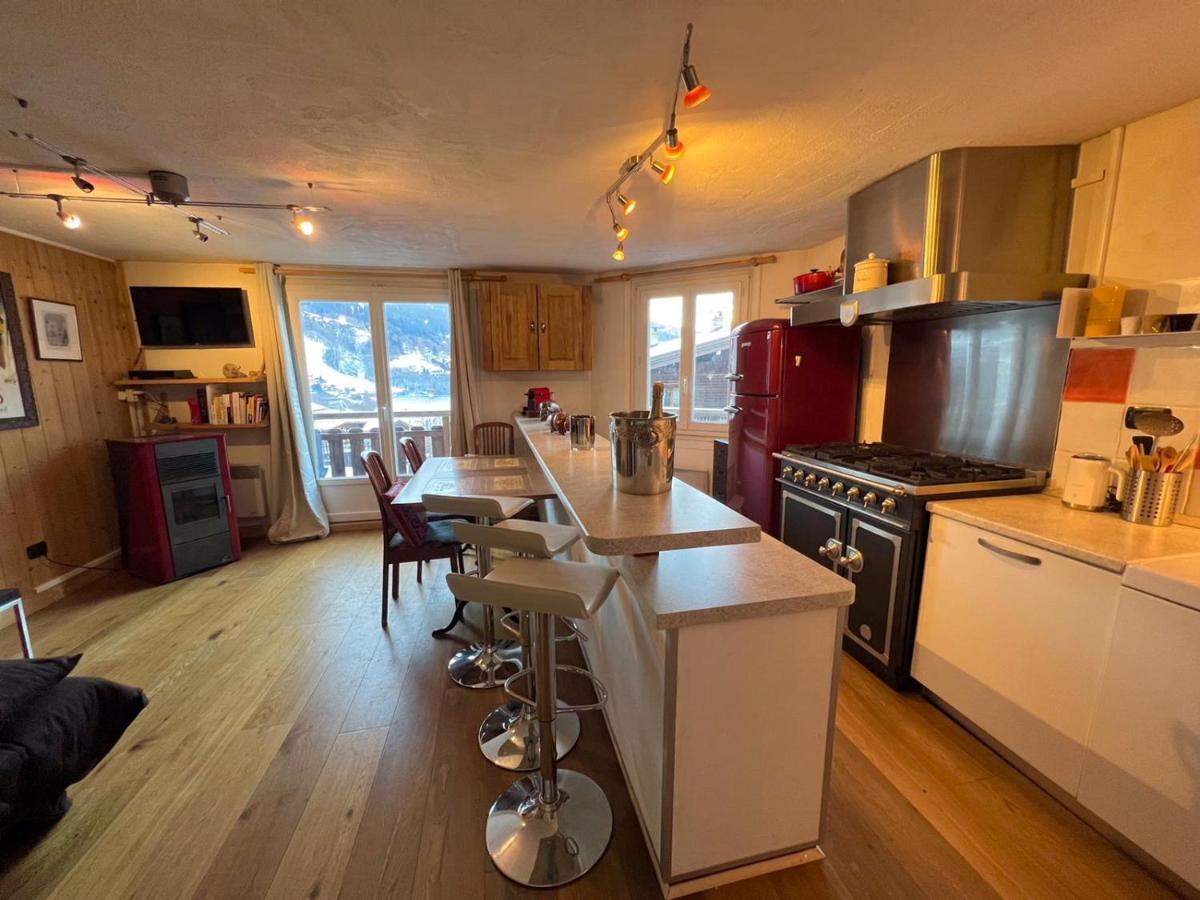 Appartement 2Pieces Hyper Centre Les Houches, Proche Chamonix Buitenkant foto