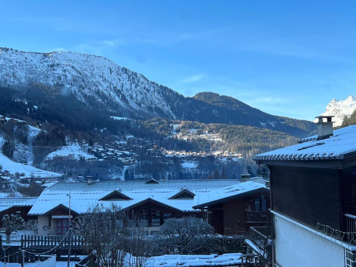 Appartement 2Pieces Hyper Centre Les Houches, Proche Chamonix Buitenkant foto